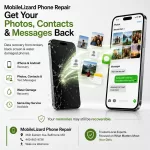 how to get pictures contacts back from broken phone